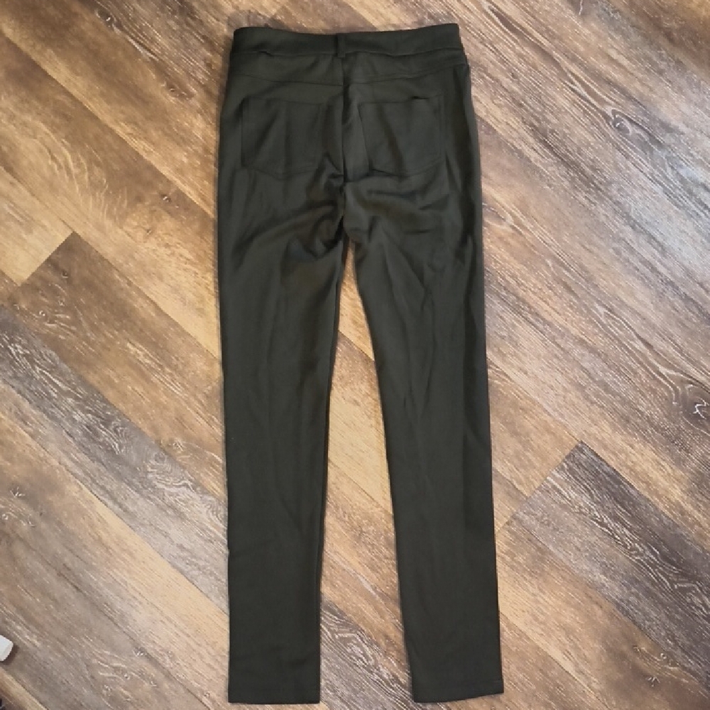 Forever 21 Classic Dark Green Skinny Strech Pants - Picture 3 of 3